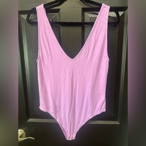 Express Other - Lavender Sleeveless Bodysuit